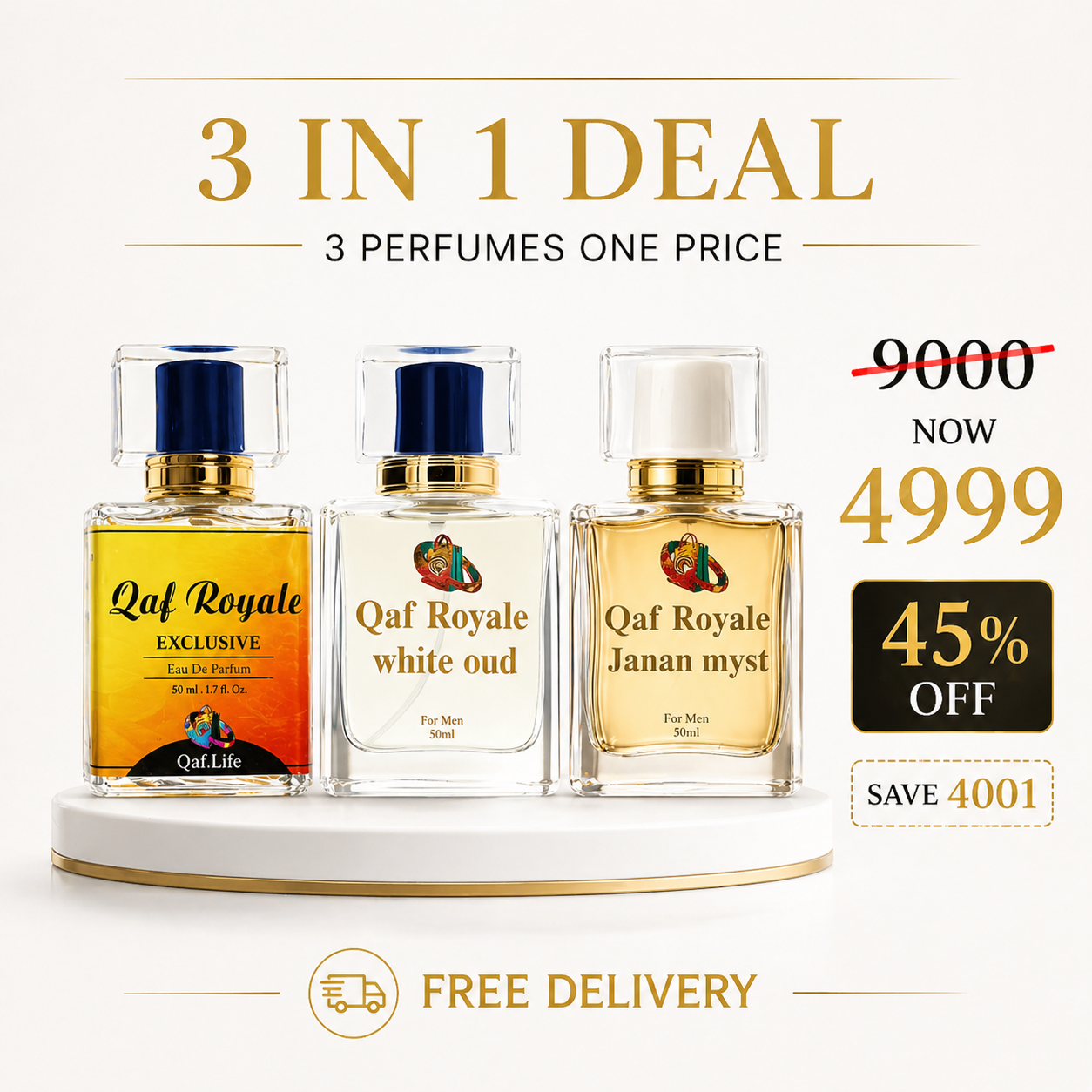 3 in 1 DEAL - 45% OFF